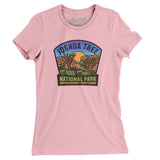 Joshua Tree National Park Badge Women's T-Shirt-Light Pink-Allegiant Goods Co. Vintage Sports Apparel