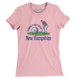 I Have A Tee Time In New Hampshire Women's T-Shirt-Light Pink-Allegiant Goods Co. Vintage Sports Apparel