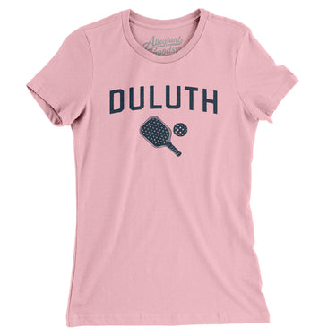 Duluth Pickleball Women's T-Shirt-Light Pink-Allegiant Goods Co. Vintage Sports Apparel