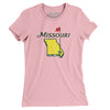 Missouri Golf Women's T-Shirt-Light Pink-Allegiant Goods Co. Vintage Sports Apparel