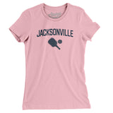 Jacksonville Pickleball Women's T-Shirt-Light Pink-Allegiant Goods Co. Vintage Sports Apparel