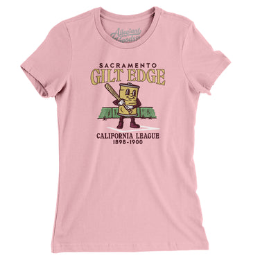 Sacramento Gilt Edge Women's T-Shirt-Allegiant Goods Co. Vintage Sports Apparel
