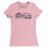 Santa Fe Mountain Sunset Women's T-Shirt-Light Pink-Allegiant Goods Co. Vintage Sports Apparel