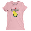 Georgia Golf Women's T-Shirt-Light Pink-Allegiant Goods Co. Vintage Sports Apparel