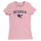 Georgia Pickleball Women's T-Shirt-Light Pink-Allegiant Goods Co. Vintage Sports Apparel