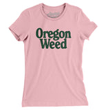 Oregon Weed Women's T-Shirt-Light Pink-Allegiant Goods Co. Vintage Sports Apparel