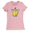 Arkansas Golf Women's T-Shirt-Light Pink-Allegiant Goods Co. Vintage Sports Apparel