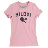 Biloxi Pickleball Women's T-Shirt-Light Pink-Allegiant Goods Co. Vintage Sports Apparel