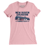 New Haven Coliseum Women's T-Shirt-Allegiant Goods Co. Vintage Sports Apparel