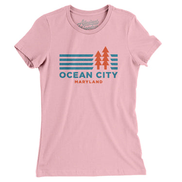 Ocean City Maryland in Light Pink Color