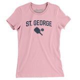 St. George Pickleball Women's T-Shirt-Light Pink-Allegiant Goods Co. Vintage Sports Apparel