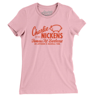 Charlie Nickens Famous Pit Barbecue Nashville in Light Pink Color