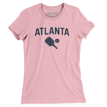 Atlanta Pickleball Women's T-Shirt-Light Pink-Allegiant Goods Co. Vintage Sports Apparel