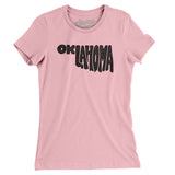 Oklahoma State Shape Text Women's T-Shirt-Allegiant Goods Co. Vintage Sports Apparel