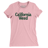 California Weed Women's T-Shirt-Light Pink-Allegiant Goods Co. Vintage Sports Apparel