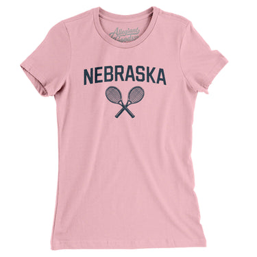 Nebraska Tennis in Light Pink Color