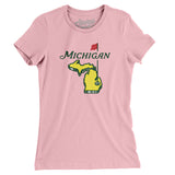 Michigan Golf Women's T-Shirt-Allegiant Goods Co. Vintage Sports Apparel