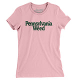 Pennsylvania Weed Women's T-Shirt-Light Pink-Allegiant Goods Co. Vintage Sports Apparel