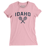 Idaho Tennis Women's T-Shirt-Light Pink-Allegiant Goods Co. Vintage Sports Apparel