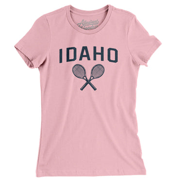 Idaho Tennis Women's T-Shirt-Light Pink-Allegiant Goods Co. Vintage Sports Apparel