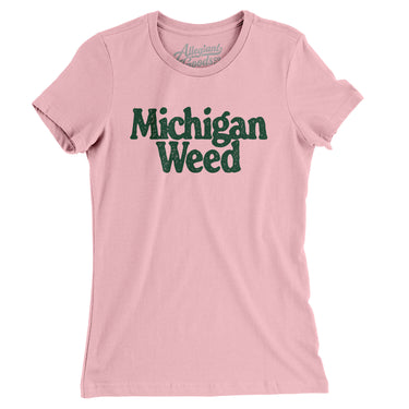 Michigan Weed Women's T-Shirt-Allegiant Goods Co. Vintage Sports Apparel