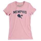 Memphis Pickleball Women's T-Shirt-Light Pink-Allegiant Goods Co. Vintage Sports Apparel