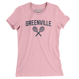 Greenville Tennis Women's T-Shirt-Light Pink-Allegiant Goods Co. Vintage Sports Apparel