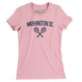 Washington Dc Tennis Women's T-Shirt-Light Pink-Allegiant Goods Co. Vintage Sports Apparel