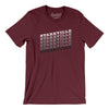 Starkville Vintage Repeat Men/Unisex T-Shirt-Maroon-Allegiant Goods Co. Vintage Sports Apparel