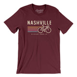 Nashville Cycling Men/Unisex T-Shirt-Maroon-Allegiant Goods Co. Vintage Sports Apparel