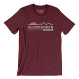 Alamogordo Mountain Sunset Men/Unisex T-Shirt-Maroon-Allegiant Goods Co. Vintage Sports Apparel