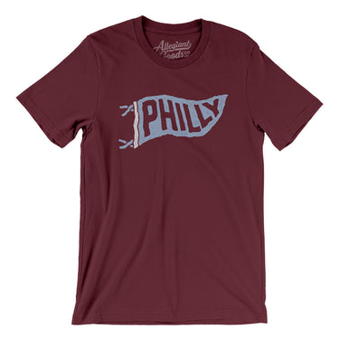 Philly Pennant Men/Unisex T-Shirt-Allegiant Goods Co. Vintage Sports Apparel