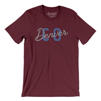 Denver Co Overprinted Men/Unisex T-Shirt-Allegiant Goods Co. Vintage Sports Apparel