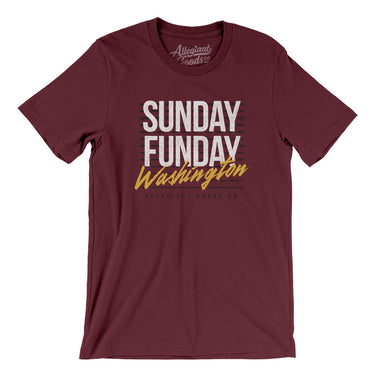 Sunday Funday Washington Men/Unisex T-Shirt-Allegiant Goods Co. Vintage Sports Apparel