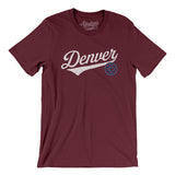 Denver Vintage Script Men/Unisex T-Shirt-Allegiant Goods Co. Vintage Sports Apparel