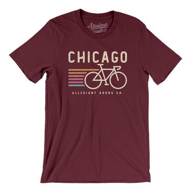 Chicago Cycling Men/Unisex T-Shirt-Allegiant Goods Co. Vintage Sports Apparel
