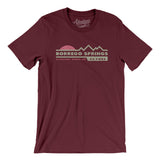 Borrego Springs Mountain Sunset Men/Unisex T-Shirt-Maroon-Allegiant Goods Co. Vintage Sports Apparel