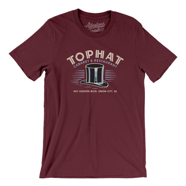 Top Hat Cabaret and Restuarant Union City in Maroon Color