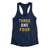 St Louis 314 Women's Racerback Tank-Midnight Navy-Allegiant Goods Co. Vintage Sports Apparel