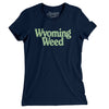 Wyoming Weed Women's T-Shirt-Midnight Navy-Allegiant Goods Co. Vintage Sports Apparel