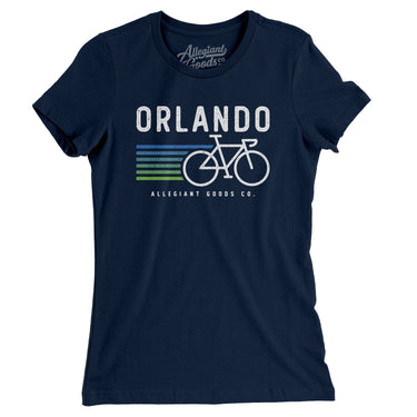 Orlando Cycling Women's T-Shirt-Allegiant Goods Co. Vintage Sports Apparel
