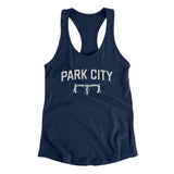 Park City Cycling Women's Racerback Tank-Midnight Navy-Allegiant Goods Co. Vintage Sports Apparel