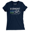 Vermont Cycling Women's T-Shirt-Midnight Navy-Allegiant Goods Co. Vintage Sports Apparel