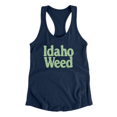 Idaho Weed Women's Racerback Tank-Allegiant Goods Co. Vintage Sports Apparel