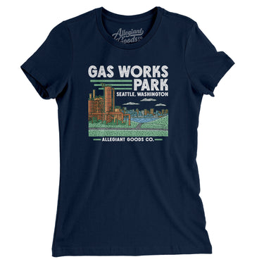 Gas Works Park Women's T-Shirt-Allegiant Goods Co. Vintage Sports Apparel