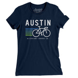 Austin Cycling Women's T-Shirt-Allegiant Goods Co. Vintage Sports Apparel