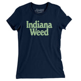 Indiana Weed Women's T-Shirt-Midnight Navy-Allegiant Goods Co. Vintage Sports Apparel
