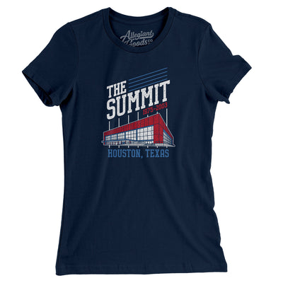 The Summit Women's T-Shirt-Midnight Navy-Allegiant Goods Co. Vintage Sports Apparel