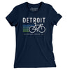 Detroit Cycling Women's T-Shirt-Midnight Navy-Allegiant Goods Co. Vintage Sports Apparel