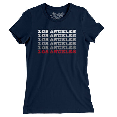 Los Angeles Repeat Women's T-Shirt-Allegiant Goods Co. Vintage Sports Apparel